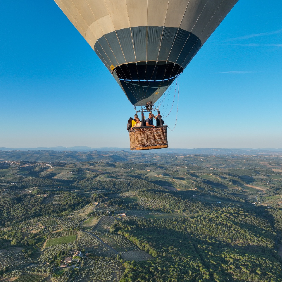 Volo in mongolfiera sul chianti ballooning in florence esperienze in toscana esperienze in italia idea regalo toscana mongolfiera